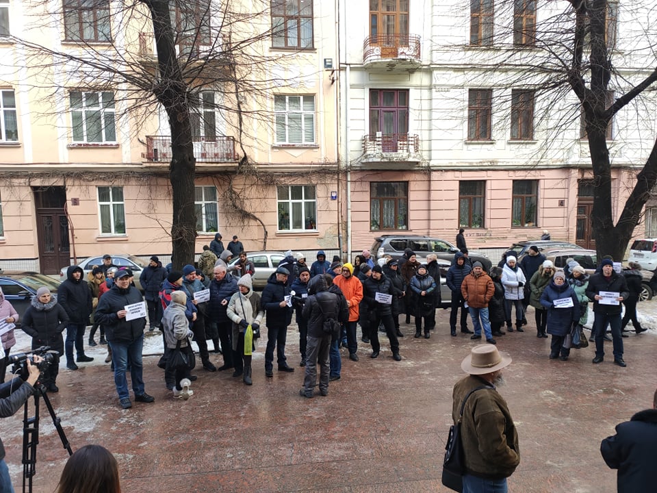 Підприємці Калинівського ринку пікетували Чернівецьку ОДА