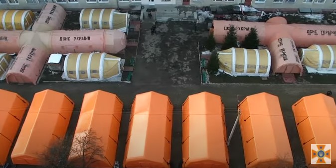 На Прикарпатті розгорнули мобільний госпіталь для хворих на COVID-19